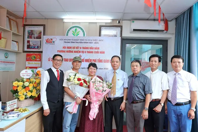 Bổ nhiệm bà Triệu Thị Hoa làm Phó Tổng Giám đốc Trung tâm truyền thông truyền hình Việt Đức.